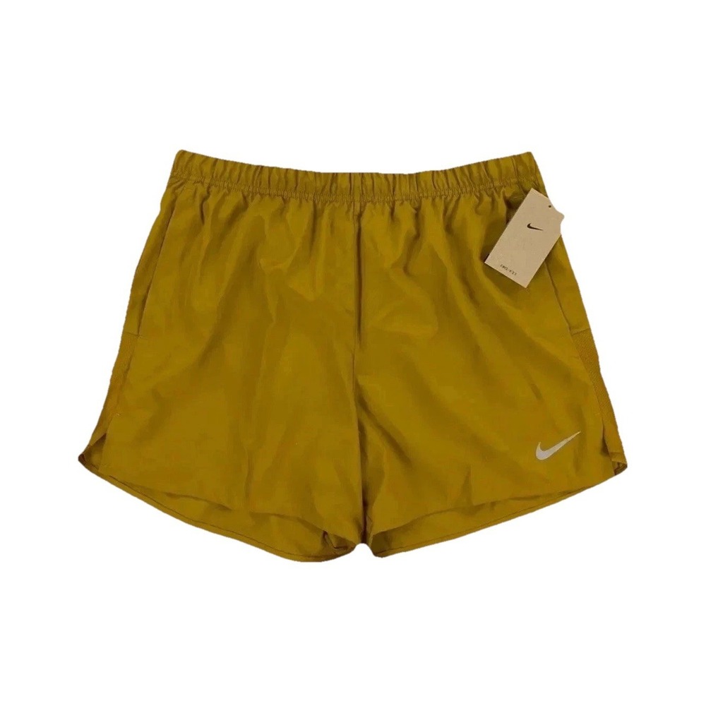 XL Gold Mens DV9363-716 New Nike Challenger 5 Standard Fit Lined Running Shorts